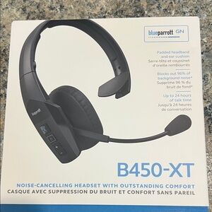 Blue Parrot B450-XT Black Over-Ear Headphones